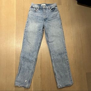 ABERCROMBIE 90s Straight Ultra High Rise